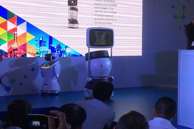 robots at CES Asia