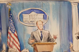 CNN Resorts to Sketching White House Press Briefings, Draws Derision