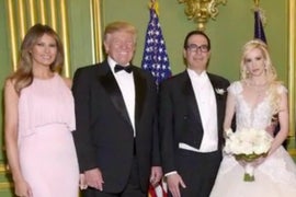 Steve Mnuchin Marries Scottish Actress Louise Linton With Trumps in Attendance