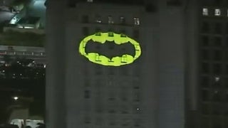 Watch Adam West’s Bat-Signal Tribute at LA’s City Hall (Video)