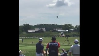 Blimp Crashes at US Open Golf Championship, Pilot Injured (Video)