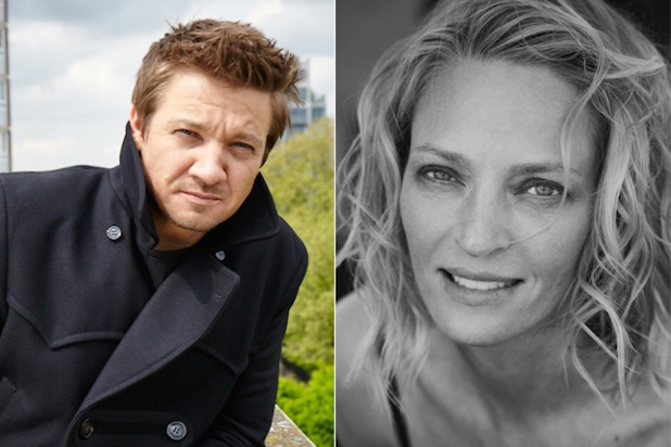 Jeremy Renner Uma Thurman