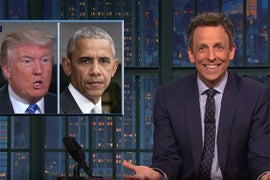 Seth Meyers Slams Trump for Getting ‘Trolled’ by Obama (Video)