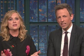 Amy Poehler, Seth Meyers Bring Back ‘Weekend Update’ Skit to Slam Pro-Trump Protesters (Video)