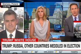 CNN’s Jim Acosta Blasts Trump’s ‘Fake News Conference’ in Poland (Video)