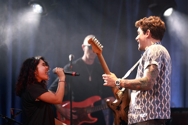 John Mayer, Alessia Cara Duet on Zedd's 'Stay' at LA Dive Bar (Video) John Mayer, Alessia Cara Duet on Zedd's 'Stay' at LA Dive Bar (Video)