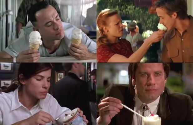 Ice Cream Forrest Gump The Notebook Miss Congeniality Pulp Fiction