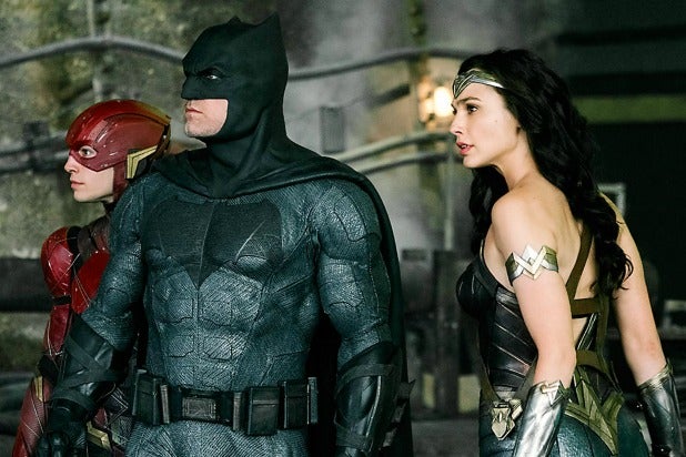 Justice League:' Batman Leads Wonder Woman and The Flash in New Pic (Photo)