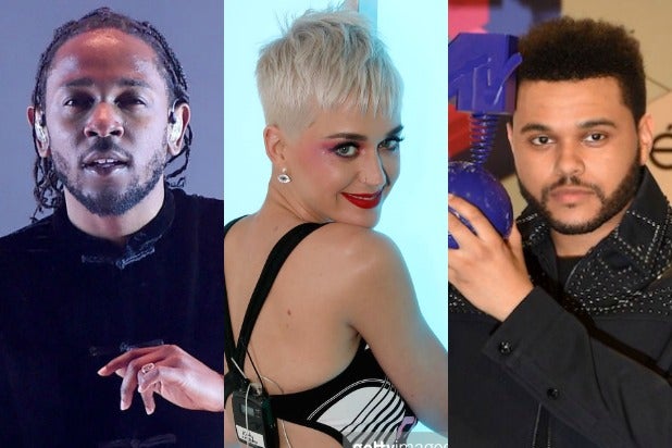 Kendrick Lamar Katy Perry Weeknd