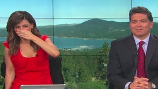 Watch TV Reporter Get Puked on While Covering Beer-Based Ironman Competition (Video)