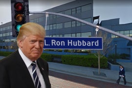 I Visited Scientology Street – One of Trump’s Rare L.A. Strongholds