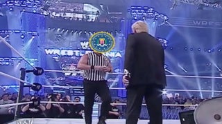 Trump Gets a DOJ Smackdown in Photoshopped WWE Clip (Video)
