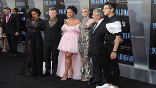 Rihanna, Cara Delevingne Flaunt Futuristic Fashion at ‘Valerian’ World Premiere (Photos)