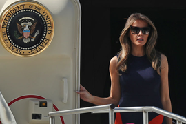 Melania Trump Is Trapped in Her Hamburg Hotel Room, White House Says