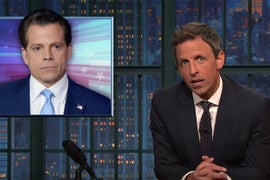 Seth Meyers Unloads Into ‘Human Pinkie Ring’ Anthony Scaramucci (Video)