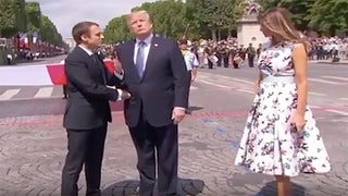 Watch Trump’s Excruciating 29-Second Handshake With French President (Video)