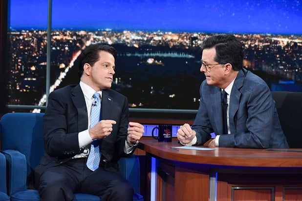 The Late Show with Stephen Colbert Anthony Scaramucci