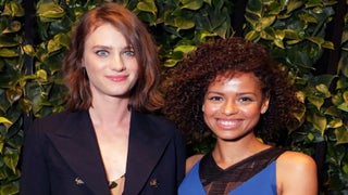 ‘Black Mirror’: ‘San Junipero’ Stars Mackenzie Davis, Gugu Mbatha-Raw Reunite at Netflix HQ (Photo)
