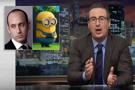 John Oliver Slams ‘Revolting’ Stephen Miller: ‘Vitamin D-Deficient Minion’ (Video)