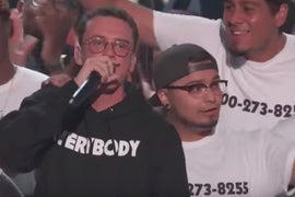 MTV VMAs: Logic & Khalid Perform Suicide-Prevention Anthem ‘1-800-273-8255’ (Video)