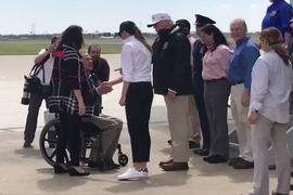 Twitter Can Calm Down: Melania Trump Trades Heels for Sneakers Ahead of Texas Flood Tour