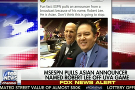 ESPN Pulls Robert Lee Out of UVA Football Game in Charlottesville Because of His Name