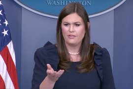 Sarah Huckabee Sanders: Trump ‘Certainly Didn’t Dictate’ Don Jr. Statement on Russia Meeting