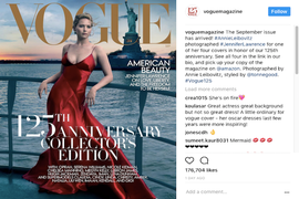 Statue of Liberty on Vogue’s Jennifer Lawrence Cover Offends Breitbart Editor