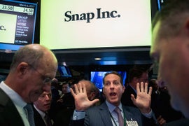 What Crash? Snap Shares Rocket 8 Percent as Lockup Period Expires