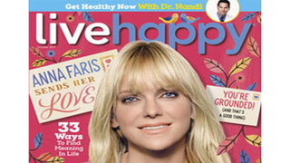 Anna Faris Oddly Graces ‘Live Happy’ Magazine Cover After Chris Pratt Split