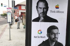 Ads Posted Near Google’s LA Office Blast Firing of Memo-Sending Employee
