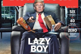 Newsweek Drags Trump Hard With Latest Cover: ‘Lazy Boy’ (Photo)