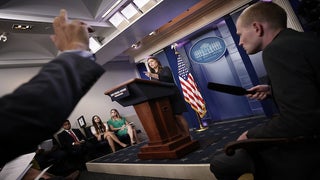 Sarah Huckabee Sanders Calls NFL Feud ‘Black and White’ Issue, Twitter Sees Red