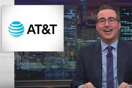 John Oliver Rips Corporate Mergers, Including HBO’s Time Warner: ‘F— You, AT&T’ (Video)
