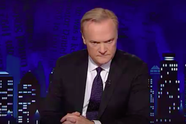 Colbert, Corden Do the Exact Same Lawrence O’Donnell Meltdown Gag (Videos)