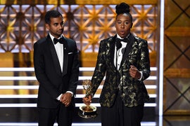 Emmys: ‘Master of None’ Star Lena Waithe Is First Black Woman to Win for Comedy Writing (Video)