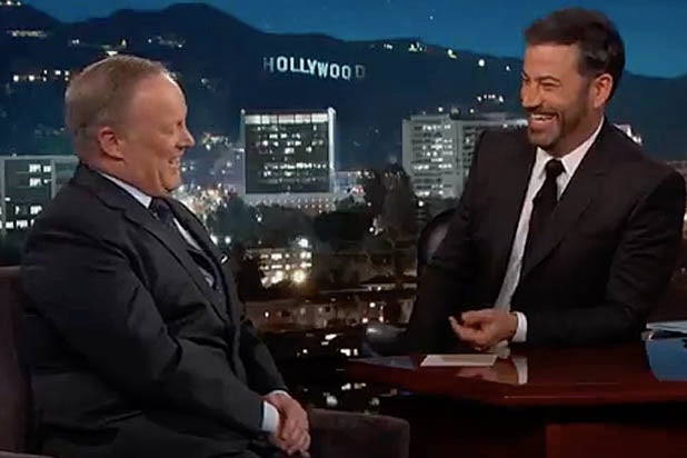 Sean Spicer on Kimmel