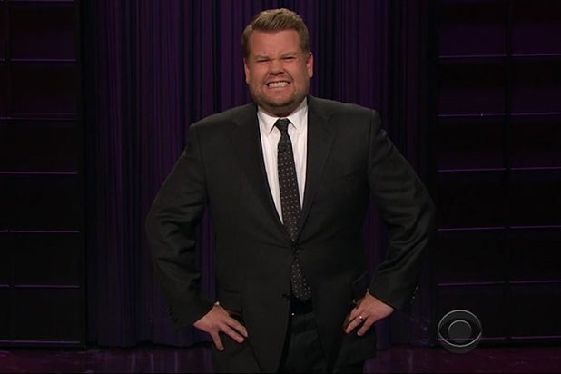 James Corden Sean Spicer reaction