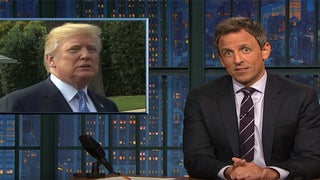 Here’s Proof Seth Meyers Is More Trump-Obsessed Than Any Other Late Night Show (Exclusive)