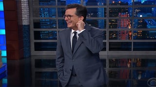 Stephen Colbert Shows Trump What a Real Booing Crowd Sounds Like (Video)