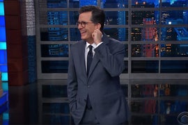 Stephen Colbert Shows Trump What a Real Booing Crowd Sounds Like (Video)
