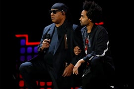 Stevie Wonder Joins Resistance at NYC Concert: ‘Tonight I’m Taking a Knee for America’ (Video)