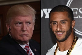 Donald Trump, Colin Kaepernick (Perfectly) Have Same Vegas Odds for Time Person of the Year