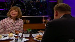 Anna Wintour Makes James Corden Eat Bull Penis (Video)