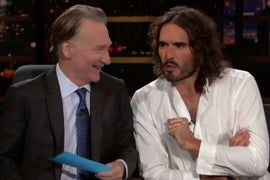 Russell Brand Schools Bill Maher on Heroin, LSD, Marijuana: ‘I’m Only Describing One Evening’ (Video)