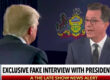 Colbert and Trump on 'The Late Show'