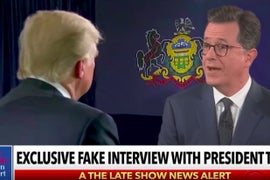 Colbert Hijacks ‘Hannity’ Trump Interview (Video)