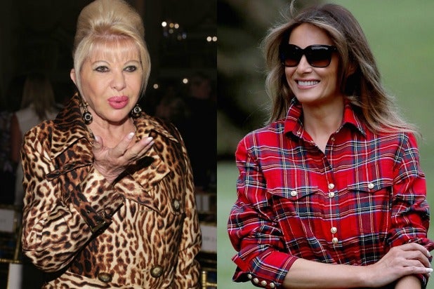 Ivana Trump Melania Trump
