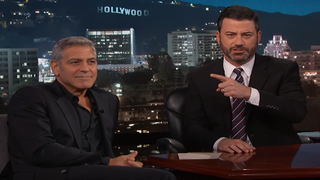 Watch George Clooney Troll Jimmy Kimmel With Surprise Visit From ‘Manny’ Matt Damon (Video)