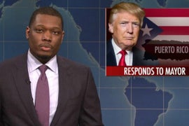 Michael Che Calls Trump a ‘Cheap Cracker’ and ‘Bitch’ for Puerto Rico Response; Right Calls It Racist